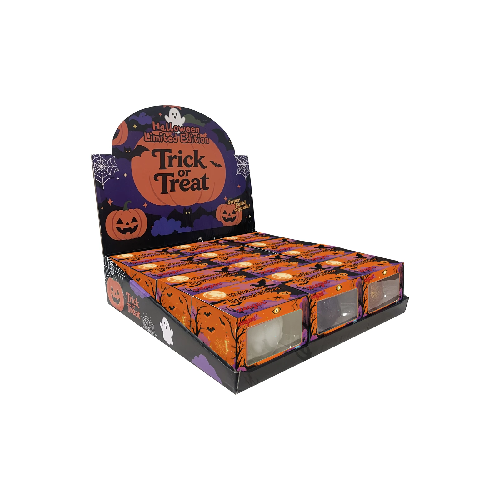 XEEGER Halloween pumpkin individual boxes and countertop display